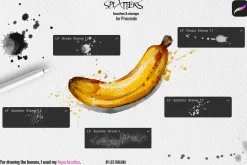 Splatter Brushes for Procreate