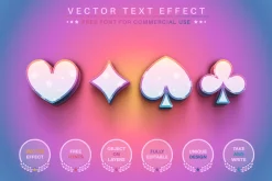 Splatter Unicorn Editable Text