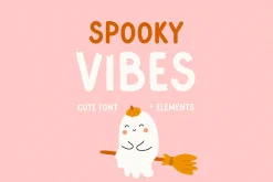Spooky Vibes | Cute font