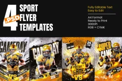 4 Sport Flyers Bundles