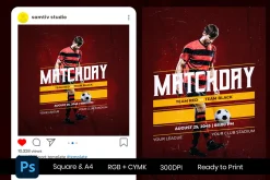 Sport Poster and Instagram Template