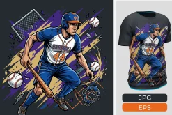 Sports Action T-Shirt Design Bundle