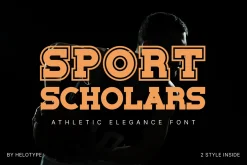 Sport Scholars - Athletic Font