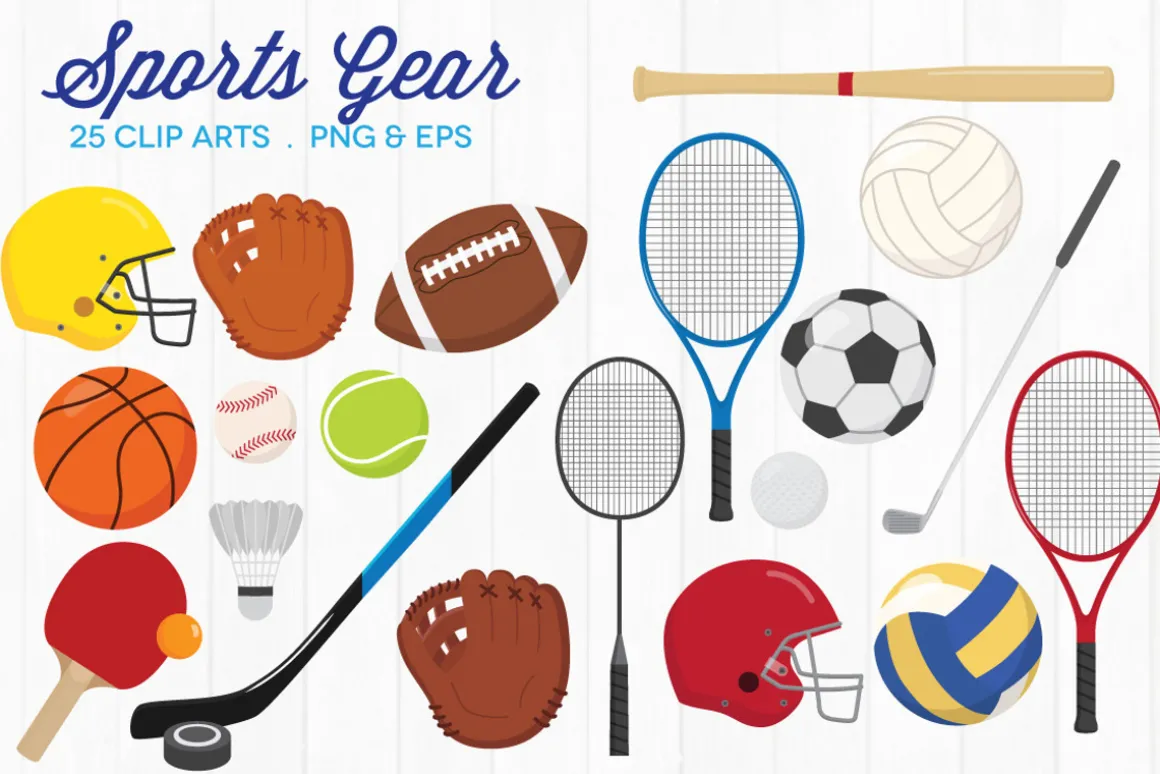 Sports Gear Clip Art