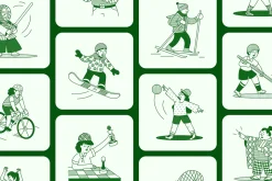 Sports Illustration Art Set