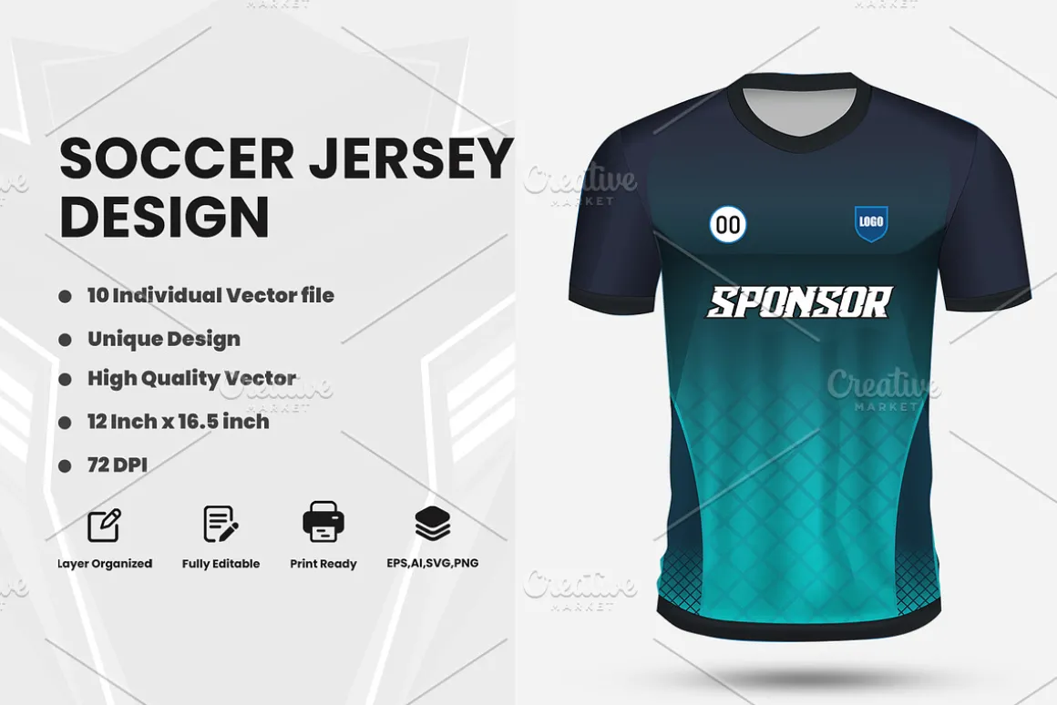 Sports T-shirt design for cricket.