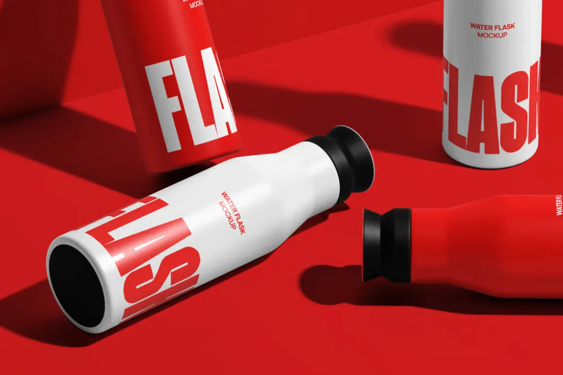 Sports Water Bottle Mockup