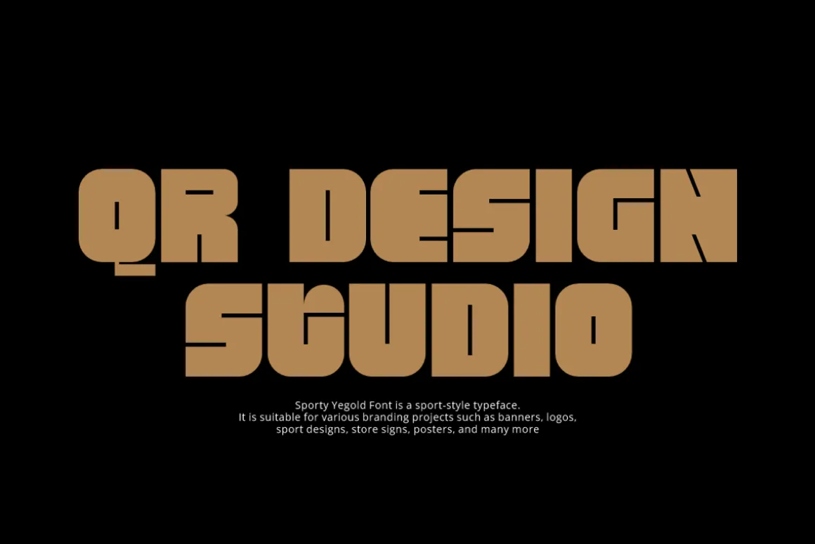 Sporty Yegold - Racing Car Font
