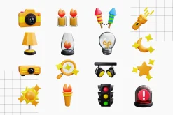 Spotlight 3D Icons