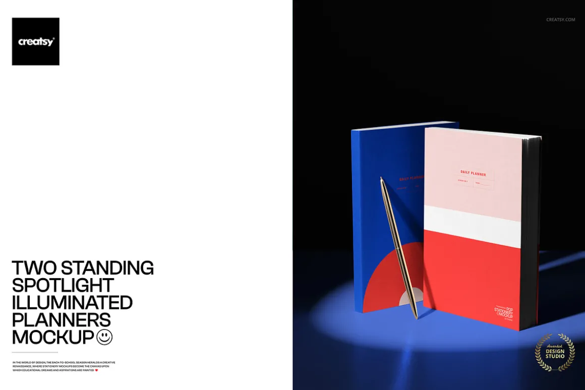 Spotlight Two Planners Mockup