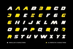 Spot Light - Wide Modern Font