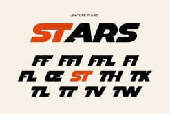 Spot Light - Wide Modern Font
