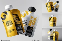 Spout Pouch Mockup Set
