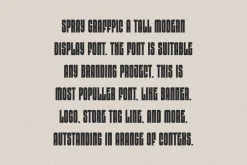 Spray Graffpic - Tall Font
