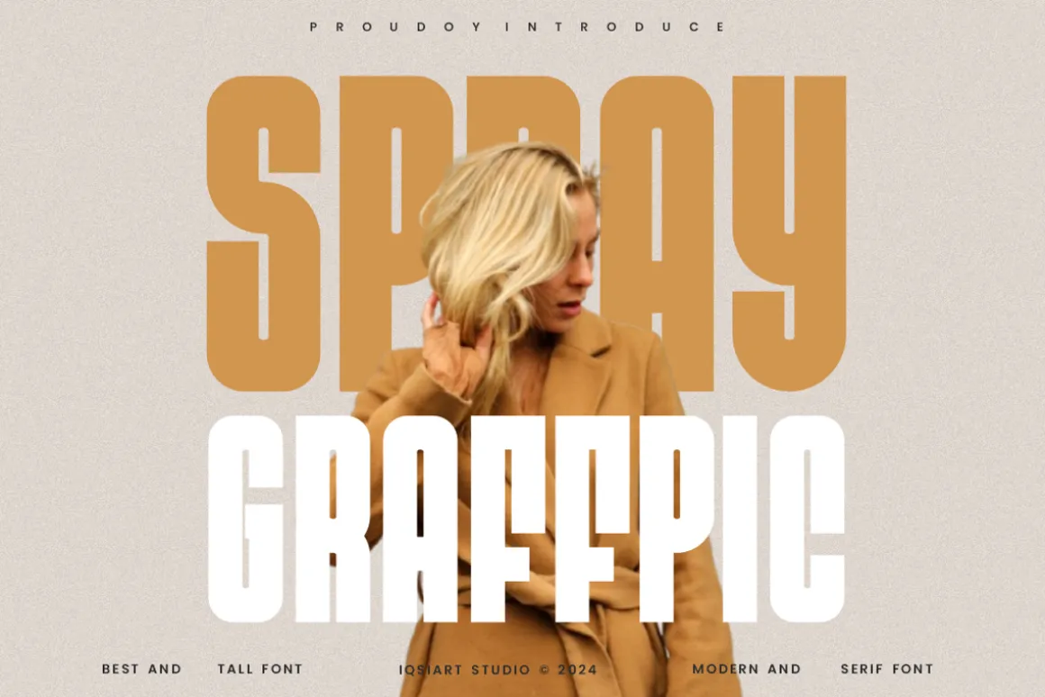 Spray Graffpic - Tall Font