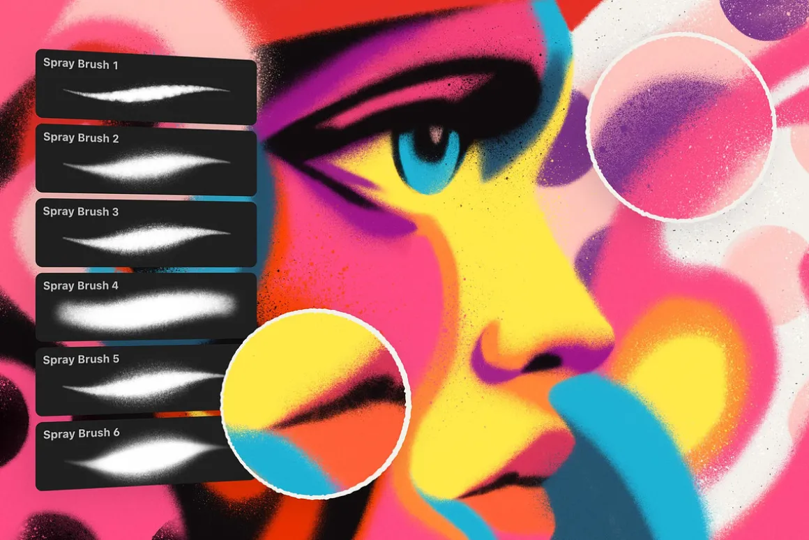Spray Paint Illustrator Brushes