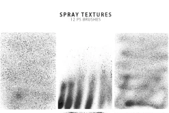 214 Spray Photoshop Brushes