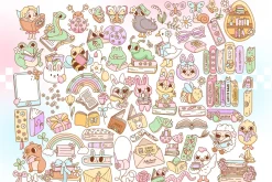 Spring Bookish Clipart Bundle