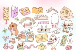 Spring Bookish Clipart Bundle