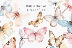 Spring Wings - Butterflies Clipart