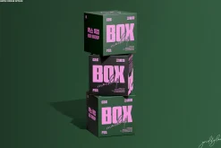 Square Box Mockup Set-1