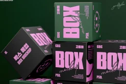 Square Box Mockup Set-1