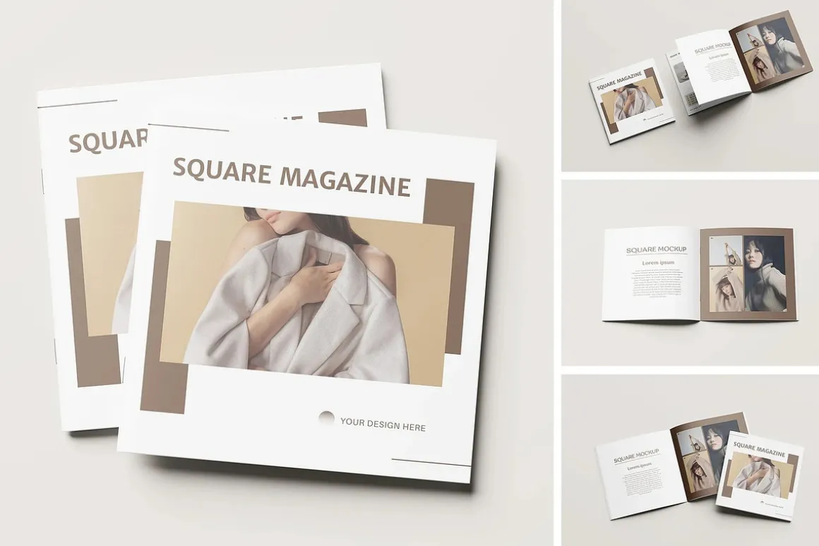 Square Catalog Brochure Mockup V1