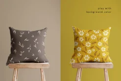 Square Cushion Mockup