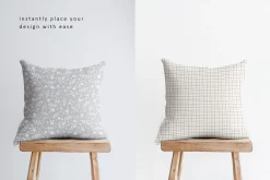 Square Cushion Mockup