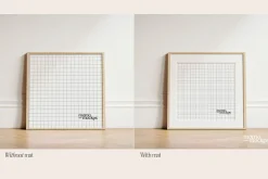 Square Frame Mockup | PSD Minimalist