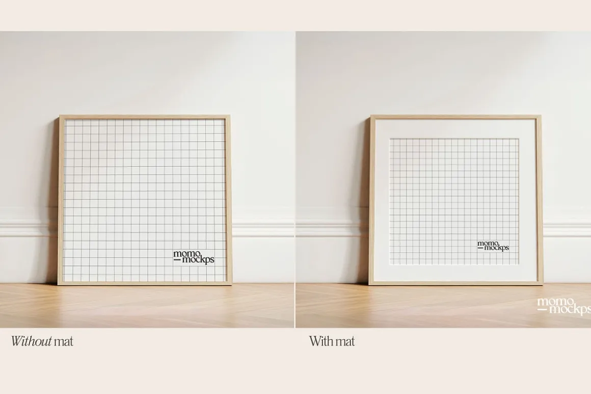 Square Frame Mockup | PSD Minimalist