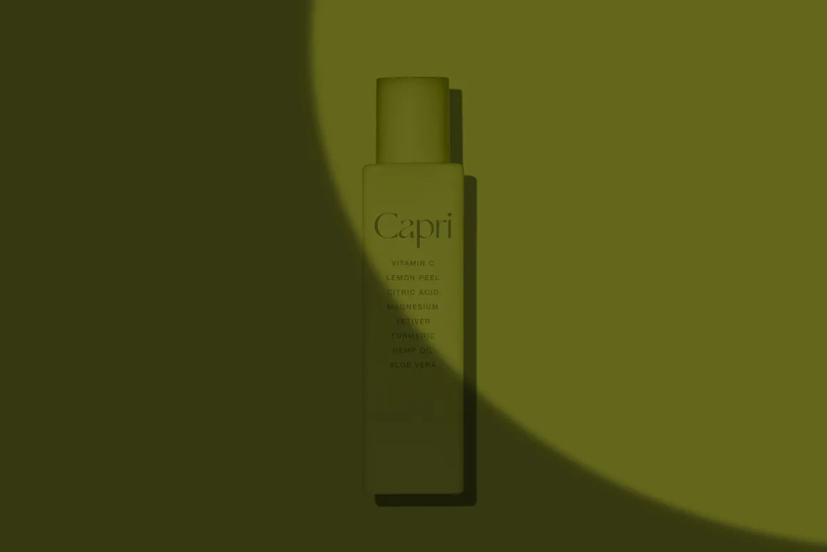 Square Cosmetic Bottle Mockup