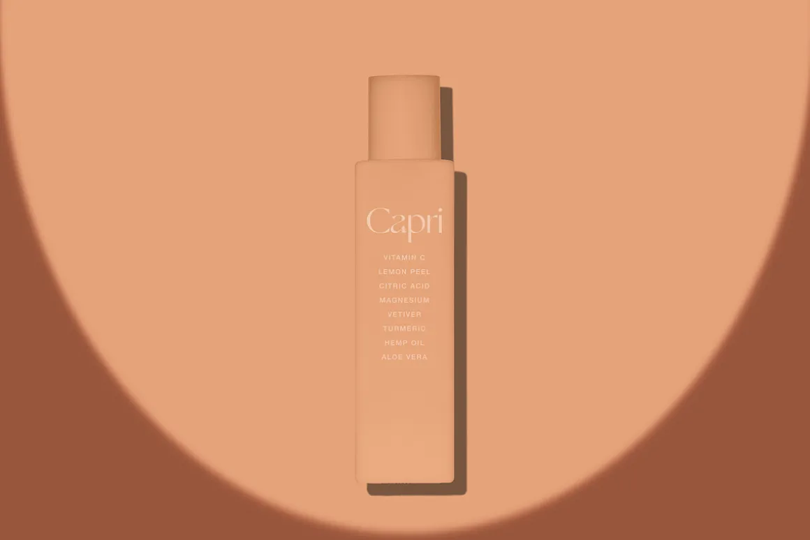 Square Cosmetic Bottle Mockup