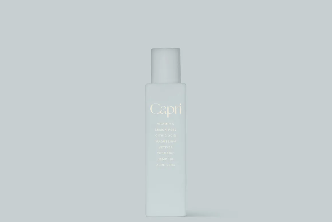 Square Cosmetic Bottle Mockup