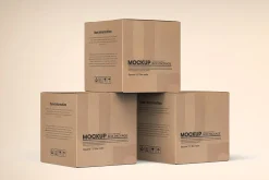 Square Kraft Paper Box Packaging