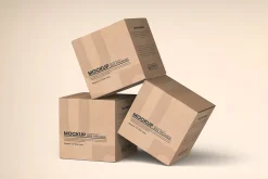 Square Kraft Paper Box Packaging