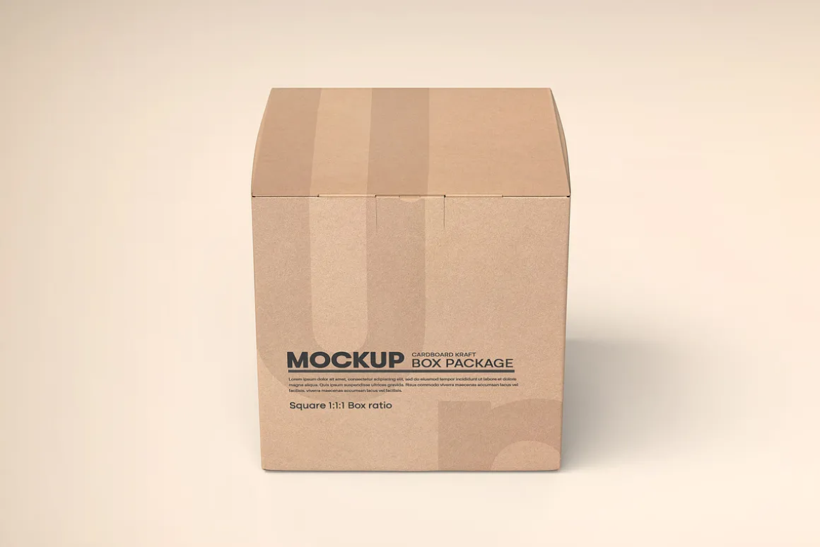 Square Kraft Paper Box Packaging
