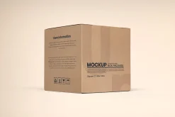 Square Kraft Paper Box Packaging