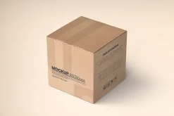 Square Kraft Paper Box Packaging