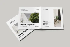 Square Magazine Mockup