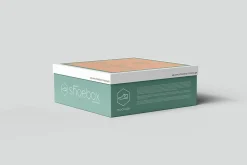Square Shoe Box Mockup - 8 views