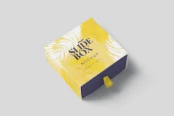 Square Sliding Box Mockups