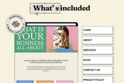 Squarespace Website template