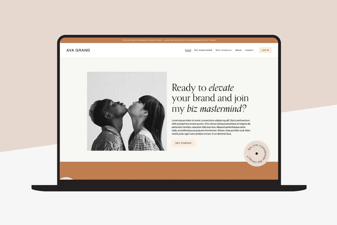 Squarespace 7.1 Template: Ava Grand