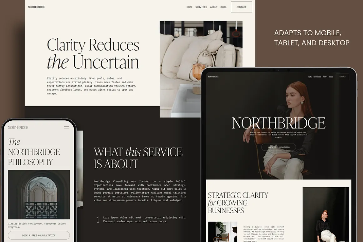 Squarespace Website for Consultants