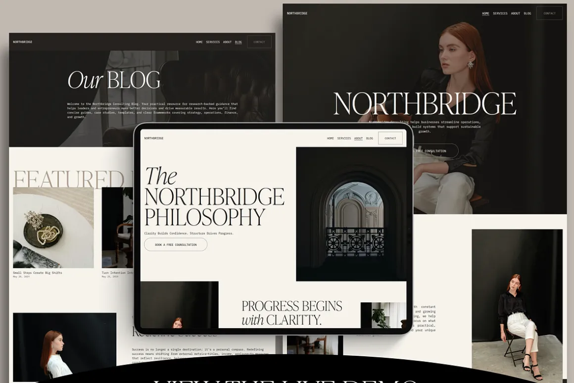 Squarespace Website for Consultants