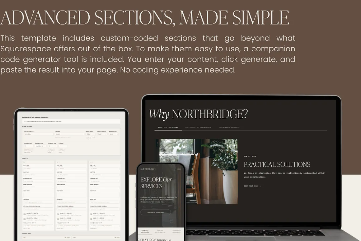 Squarespace Website for Consultants