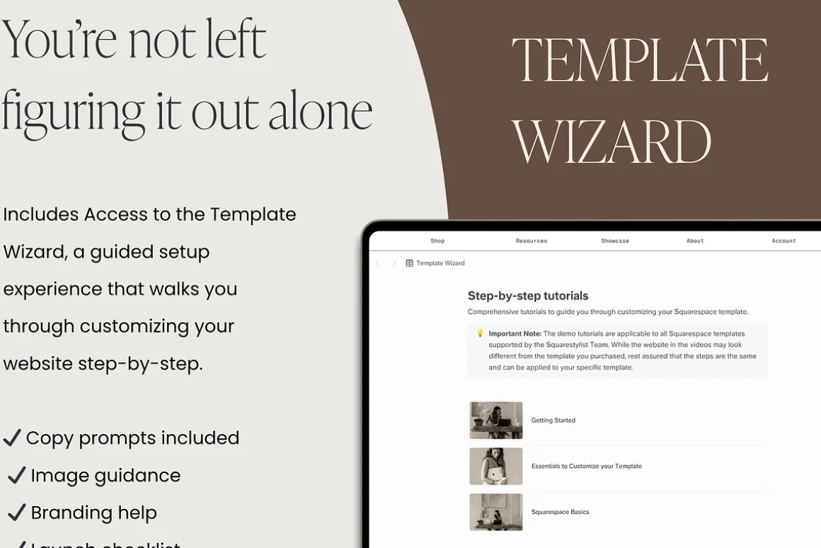 Squarespace Website for Consultants