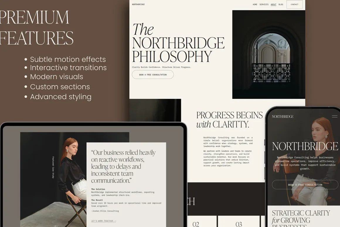 Squarespace Website for Consultants