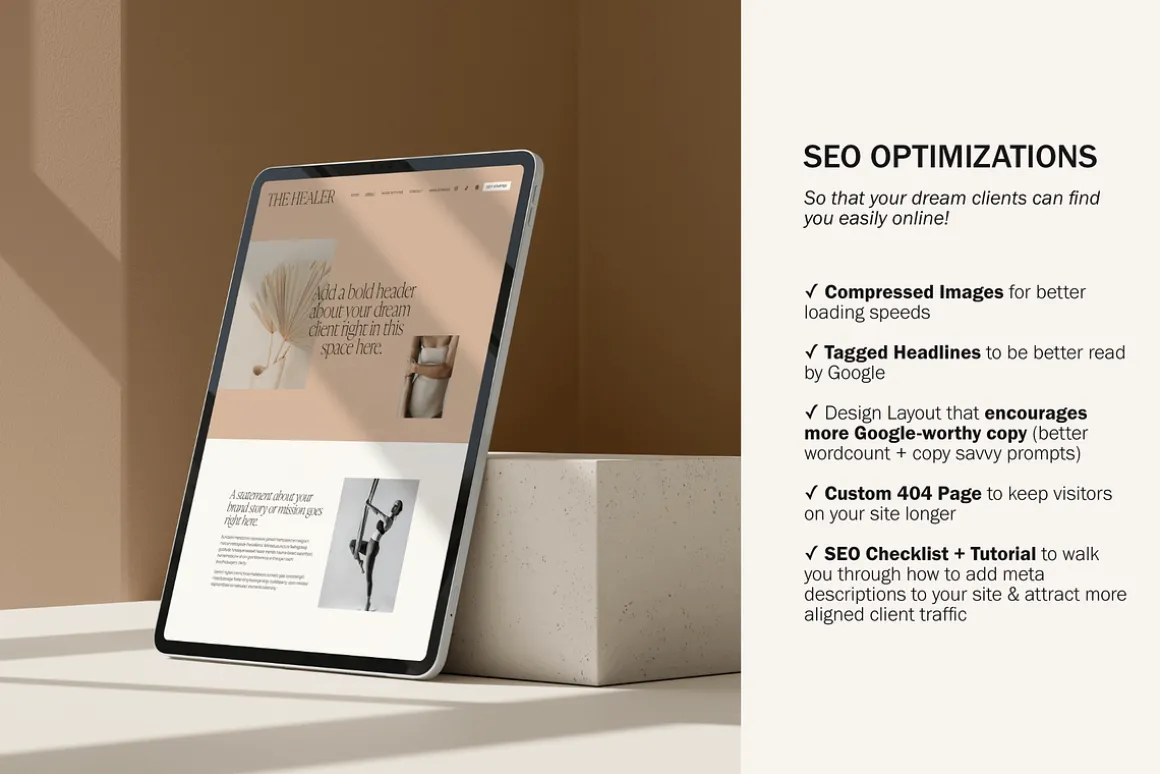 Squarespace Website Template